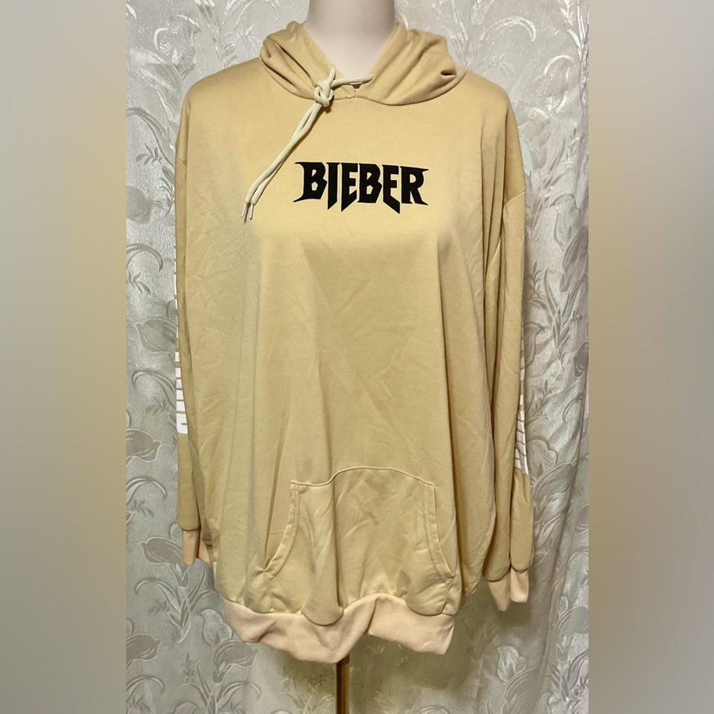 Justin Bieber Purpose World Tour Tan Hoodie